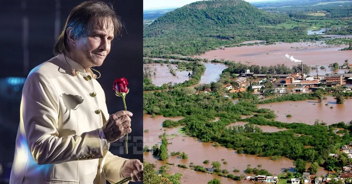 Roberto Carlos Anuncia Valor de Sua Doação para o Rio Grande do Sul