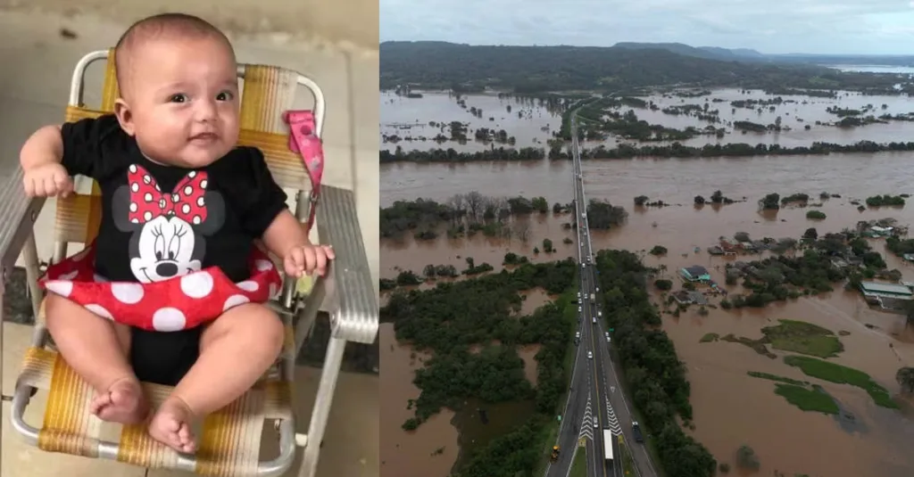 "Encerradas as Buscas pela Bebê Gêmea Desaparecida Após Queda de Barco no Rio Grande do Sul; Mãe Expressa Lamento"